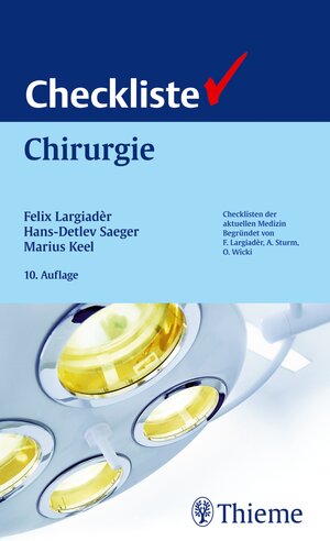 Buchcover Checkliste Chirurgie  | EAN 9783131515704 | ISBN 3-13-151570-8 | ISBN 978-3-13-151570-4