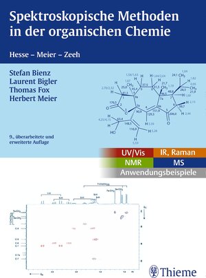 Buchcover Spektroskopische Methoden in der organischen Chemie | Stefan Bienz | EAN 9783131793690 | ISBN 3-13-179369-4 | ISBN 978-3-13-179369-0