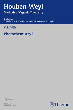 Buchcover Houben-Weyl Methods of Organic Chemistry Vol. IV/5b, 4th Edition  | EAN 9783131799142 | ISBN 3-13-179914-5 | ISBN 978-3-13-179914-2