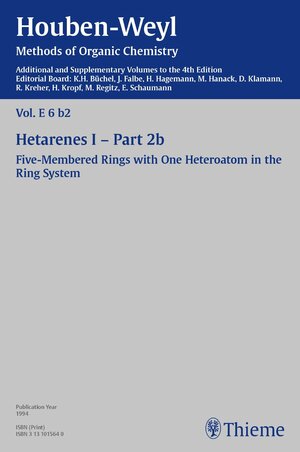 Buchcover Houben-Weyl Methods of Organic Chemistry Vol. E 6/b2, 4th Edition Supplement  | EAN 9783131811844 | ISBN 3-13-181184-6 | ISBN 978-3-13-181184-4