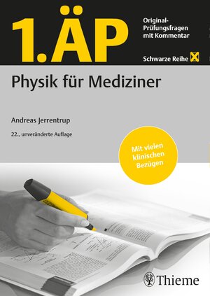 Buchcover 1. ÄP Physik für Mediziner | Andreas Jerrentrup | EAN 9783132443211 | ISBN 3-13-244321-2 | ISBN 978-3-13-244321-1