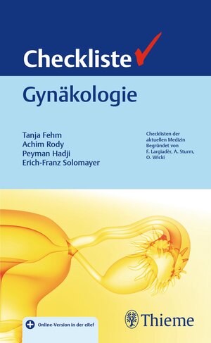 Buchcover Checkliste Gynäkologie  | EAN 9783132446854 | ISBN 3-13-244685-8 | ISBN 978-3-13-244685-4