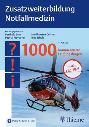 Buchcover Zusatzweiterbildung Notfallmedizin  | EAN 9783132447455 | ISBN 3-13-244745-5 | ISBN 978-3-13-244745-5