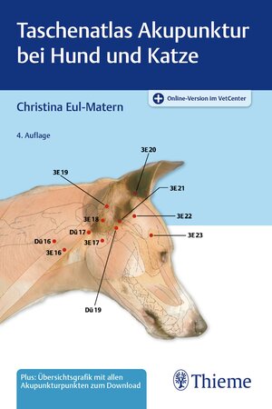Buchcover Taschenatlas Akupunktur bei Hund und Katze | Christina Eul-Matern | EAN 9783132447608 | ISBN 3-13-244760-9 | ISBN 978-3-13-244760-8