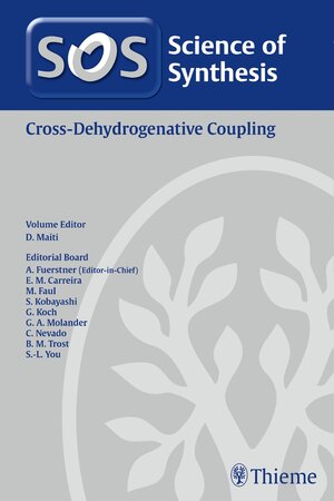 Buchcover Science of Synthesis: Cross-Dehydrogenative Coupling  | EAN 9783132455245 | ISBN 3-13-245524-5 | ISBN 978-3-13-245524-5