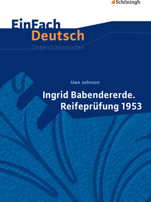 Buchcover EinFach Deutsch Unterrichtsmodelle | Christine Mersiowsky | EAN 9783140226479 | ISBN 3-14-022647-0 | ISBN 978-3-14-022647-9