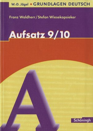 Buchcover W.-D. Jägel Grundlagen Deutsch | Franz Waldherr | EAN 9783140251112 | ISBN 3-14-025111-4 | ISBN 978-3-14-025111-2