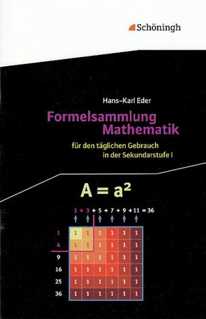 Buchcover Formelsammlung Mathematik | Hans-Karl Eder | EAN 9783140370035 | ISBN 3-14-037003-2 | ISBN 978-3-14-037003-5
