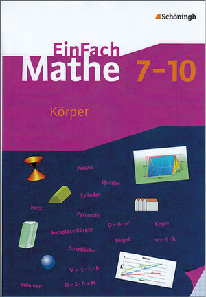 Buchcover EinFach Mathe | Karl-Heinz Barth | EAN 9783140373241 | ISBN 3-14-037324-4 | ISBN 978-3-14-037324-1