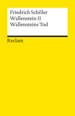 Buchcover Wallenstein II. Wallensteins Tod | Friedrich Schiller | EAN 9783150000427 | ISBN 3-15-000042-4 | ISBN 978-3-15-000042-7