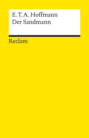 Buchcover Der Sandmann | E. T. A. Hoffmann | EAN 9783150002308 | ISBN 3-15-000230-3 | ISBN 978-3-15-000230-8