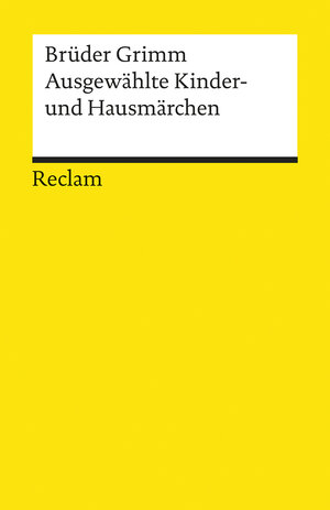 Buchcover Ausgewählte Kinder- und Hausmärchen | Jacob Grimm | EAN 9783150031797 | ISBN 3-15-003179-6 | ISBN 978-3-15-003179-7