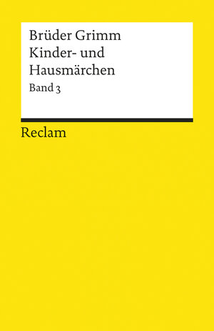 Buchcover Kinder- und Hausmärchen | Jacob Grimm | EAN 9783150031933 | ISBN 3-15-003193-1 | ISBN 978-3-15-003193-3