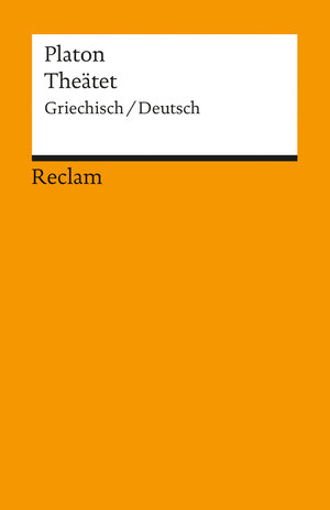 Buchcover Theätet | Platon | EAN 9783150063385 | ISBN 3-15-006338-8 | ISBN 978-3-15-006338-5