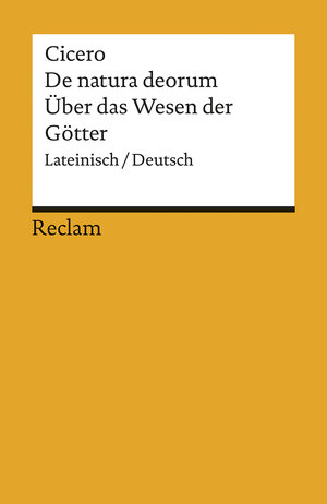 Buchcover De natura deorum / Über das Wesen der Götter | Cicero | EAN 9783150068816 | ISBN 3-15-006881-9 | ISBN 978-3-15-006881-6