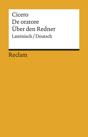 Buchcover De oratore / Über den Redner | Cicero | EAN 9783150068847 | ISBN 3-15-006884-3 | ISBN 978-3-15-006884-7