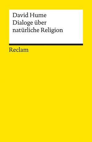 Buchcover Dialoge über natürliche Religion | David Hume | EAN 9783150076927 | ISBN 3-15-007692-7 | ISBN 978-3-15-007692-7