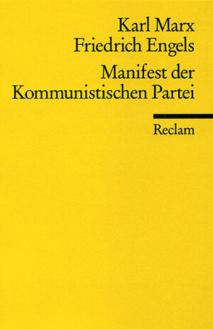 Buchcover Manifest der Kommunistischen Partei | Karl Marx | EAN 9783150083239 | ISBN 3-15-008323-0 | ISBN 978-3-15-008323-9