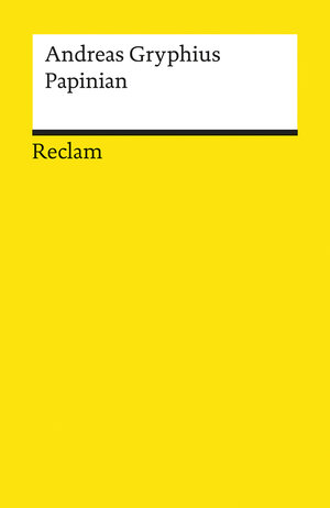 Buchcover Papinian | Andreas Gryphius | EAN 9783150089354 | ISBN 3-15-008935-2 | ISBN 978-3-15-008935-4