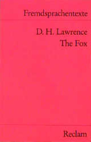 Buchcover The Fox | David H Lawrence | EAN 9783150092095 | ISBN 3-15-009209-4 | ISBN 978-3-15-009209-5