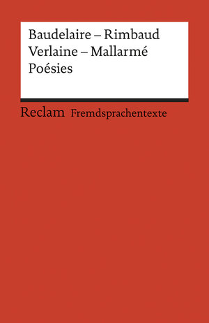 Buchcover Poésies | Charles Baudelaire | EAN 9783150092866 | ISBN 3-15-009286-8 | ISBN 978-3-15-009286-6