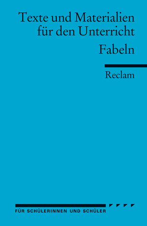 Buchcover Fabeln  | EAN 9783150095195 | ISBN 3-15-009519-0 | ISBN 978-3-15-009519-5
