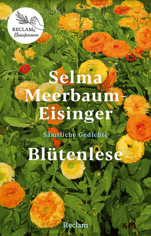 Buchcover Blütenlese | Selma Meerbaum-Eisinger | EAN 9783150115572 | ISBN 3-15-011557-4 | ISBN 978-3-15-011557-2