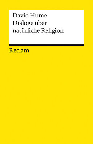 Buchcover Dialoge über natürliche Religion | David Hume | EAN 9783150140574 | ISBN 3-15-014057-9 | ISBN 978-3-15-014057-4