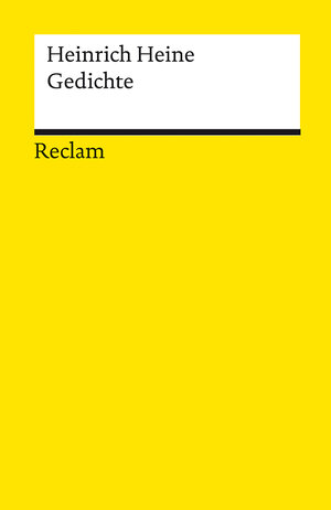 Buchcover Gedichte | Heinrich Heine | EAN 9783150143292 | ISBN 3-15-014329-2 | ISBN 978-3-15-014329-2