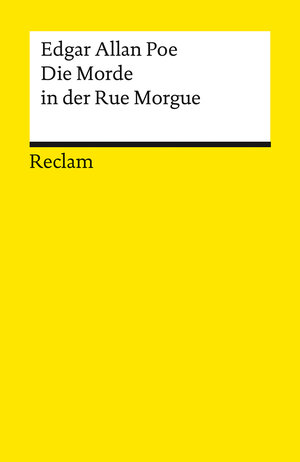 Buchcover Die Morde in der Rue Morgue | Edgar Allan Poe | EAN 9783150144183 | ISBN 3-15-014418-3 | ISBN 978-3-15-014418-3