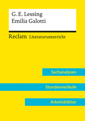 Buchcover Gotthold Ephraim Lessing: Emilia Galotti (Lehrerband) | Mit Downloadpaket (Unterrichtsmaterialien) | Peter Bekes | EAN 9783150158166 | ISBN 3-15-015816-8 | ISBN 978-3-15-015816-6