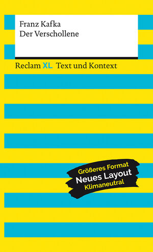 Buchcover Der Verschollene. Textausgabe mit Kommentar und Materialien | Franz Kafka | EAN 9783150161173 | ISBN 3-15-016117-7 | ISBN 978-3-15-016117-3