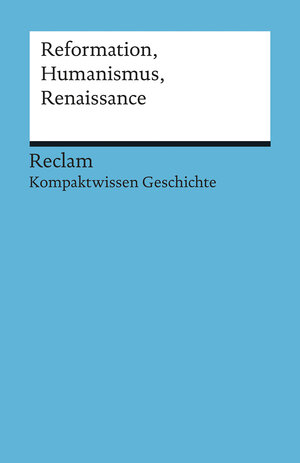Buchcover Reformation, Humanismus, Renaissance | Klaus Pfitzer | EAN 9783150170854 | ISBN 3-15-017085-0 | ISBN 978-3-15-017085-4
