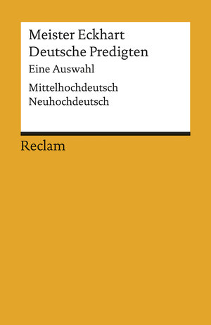 Buchcover Deutsche Predigten | Eckhart (Meister) | EAN 9783150181171 | ISBN 3-15-018117-8 | ISBN 978-3-15-018117-1