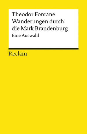 Buchcover Wanderungen durch die Mark Brandenburg | Theodor Fontane | EAN 9783150181409 | ISBN 3-15-018140-2 | ISBN 978-3-15-018140-9