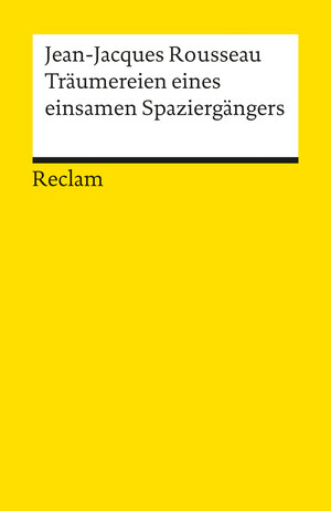 Buchcover Träumereien eines einsamen Spaziergängers | Jean-Jacques Rousseau | EAN 9783150182444 | ISBN 3-15-018244-1 | ISBN 978-3-15-018244-4