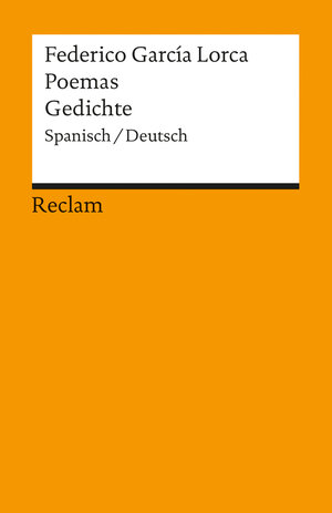 Buchcover Poemas / Gedichte | Federico García Lorca | EAN 9783150184806 | ISBN 3-15-018480-0 | ISBN 978-3-15-018480-6