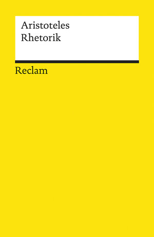 Buchcover Rhetorik | Aristoteles | EAN 9783150191750 | ISBN 3-15-019175-0 | ISBN 978-3-15-019175-0