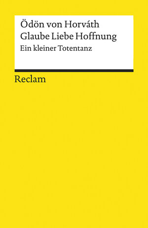Buchcover Glaube Liebe Hoffnung | Ödön von Horváth | EAN 9783150196823 | ISBN 3-15-019682-5 | ISBN 978-3-15-019682-3