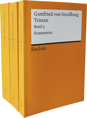 Buchcover Tristan. Band 1–3. Mittelhochdeutsch/Neuhochdeutsch | Gottfried von Straßburg | EAN 9783150300572 | ISBN 3-15-030057-6 | ISBN 978-3-15-030057-2