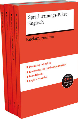 Buchcover Sprachtrainings-Paket Englisch  | EAN 9783150300930 | ISBN 3-15-030093-2 | ISBN 978-3-15-030093-0