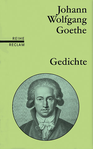 Buchcover Gedichte | Johann W von Goethe | EAN 9783150567845 | ISBN 3-15-056784-X | ISBN 978-3-15-056784-5