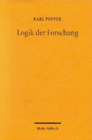 Buchcover Logik der Forschung | Karl R Popper | EAN 9783161478376 | ISBN 3-16-147837-1 | ISBN 978-3-16-147837-6