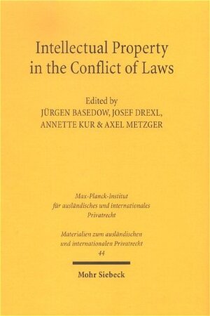 Buchcover Intellectual Property in the Conflict of Laws  | EAN 9783161485138 | ISBN 3-16-148513-0 | ISBN 978-3-16-148513-8