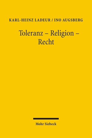 Buchcover Toleranz - Religion - Recht | Karl-Heinz Ladeur | EAN 9783161490729 | ISBN 3-16-149072-X | ISBN 978-3-16-149072-9