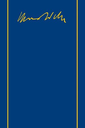 Buchcover Max Weber-Gesamtausgabe  | EAN 9783161501340 | ISBN 3-16-150134-9 | ISBN 978-3-16-150134-0