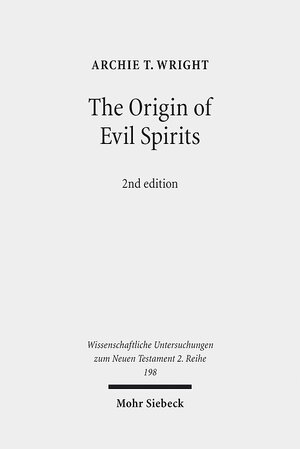 Buchcover The Origin of Evil Spirits | Archie Wright | EAN 9783161510311 | ISBN 3-16-151031-3 | ISBN 978-3-16-151031-1