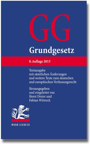 Buchcover Grundgesetz  | EAN 9783161529153 | ISBN 3-16-152915-4 | ISBN 978-3-16-152915-3