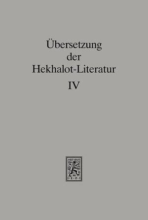 Buchcover Übersetzung der Hekhalot-Literatur  | EAN 9783161587078 | ISBN 3-16-158707-3 | ISBN 978-3-16-158707-8