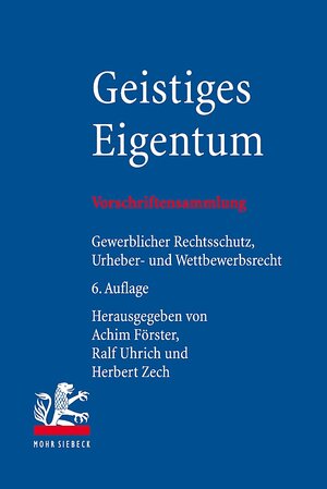 Buchcover Geistiges Eigentum  | EAN 9783161590283 | ISBN 3-16-159028-7 | ISBN 978-3-16-159028-3